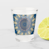Verre A Shot Blue Chakra Kaleidoscope Thunder_Cove (Devant)