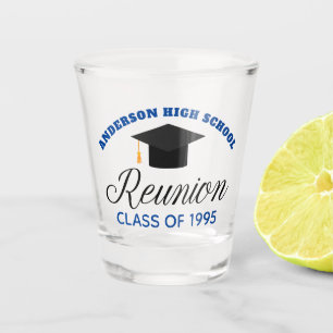 Verre A Shot Blue High School Reunion Party