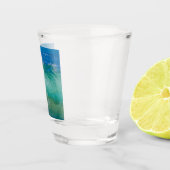 Verre A Shot Blue Ocean Summer Beach Waves (Droite)