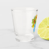 Verre A Shot Blue Polka-dot Rain Boots (Gauche)