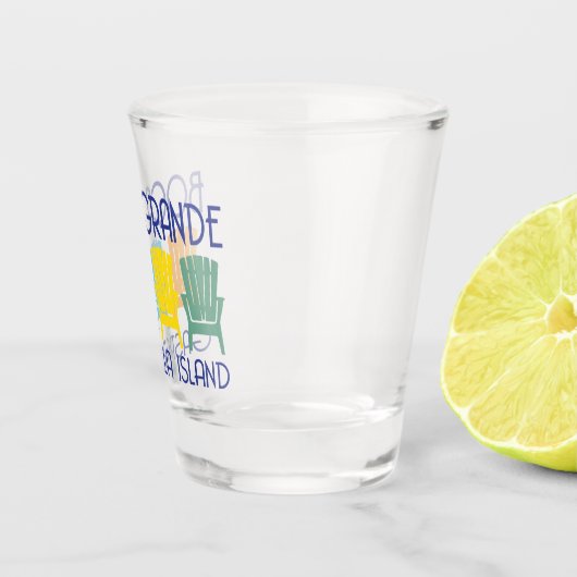Verre A Shot Boca Grande Gasparilla Island Floride transats (Droite)