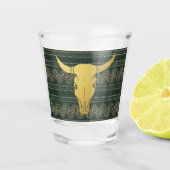 Verre A Shot Boho Gold Steer (Devant)
