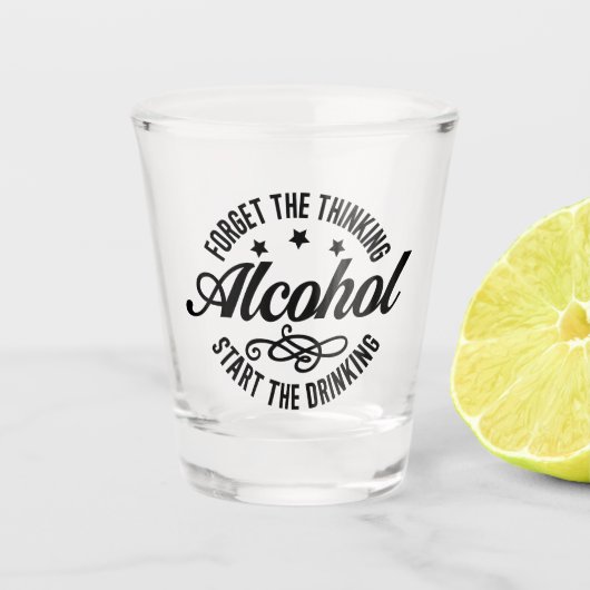 Verre A Shot Boire amusant (Devant)