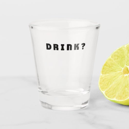 Verre A Shot Boire de l'alcool (Devant)