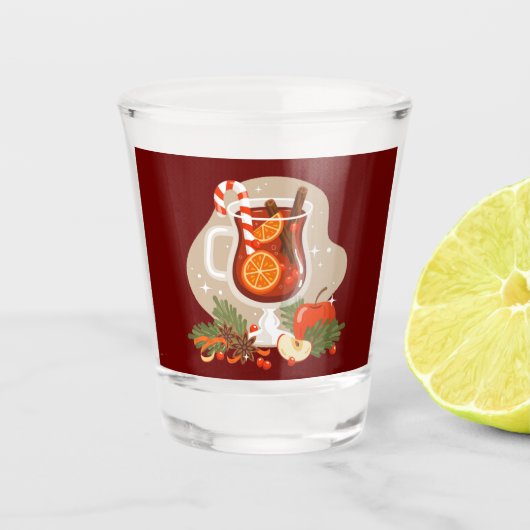 Verre A Shot Boisson de Noël (Devant)