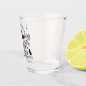 Verre A Shot Boisson Violette Les Sorcières d'Halloween (Droite)