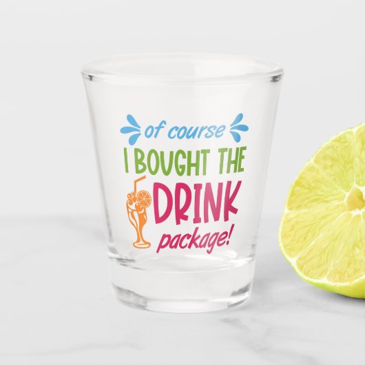 Verre A Shot Boissons de croisière (Devant)