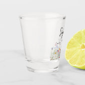 Verre A Shot Boîte cadeau Bridesmaid Fleurs sauvages (Gauche)