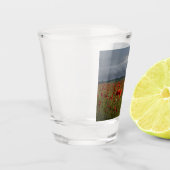 Verre A Shot Bombe De Lancaster Sur Un Champ De Populations (Gauche)