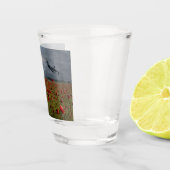 Verre A Shot Bombe De Lancaster Sur Un Champ De Populations (Droite)
