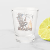 Verre A Shot Bonfire Night - Skeleton boit par le feu (Dos)
