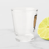 Verre A Shot Bongo, dessin animé de batterie (Gauche)