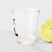 Verre A Shot Bonjour Paris coloré (Droite)