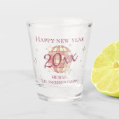 Verre A Shot Bonne année 2025 fête de la veille (Devant)