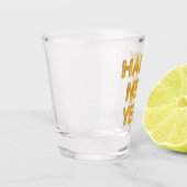 Verre A Shot Bonne année Typographie moderne (Gauche)