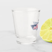 Verre A Shot Bonne fête du Travail personnalisée (Gauche)