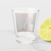 Verre A Shot Bonne heure avec Bourbon et Cigar (Dos)