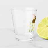 Verre A Shot Bonnets de Pâques et jonquilles (Gauche)