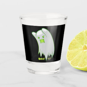 Verre A Shot Boo Ghost Bats Spider Halloween Déplaisant