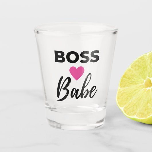 Verre A Shot Boss Babe 2 (Devant)