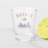 Verre A Shot Boston Massachusetts Est. 1630 Travel (Dos)