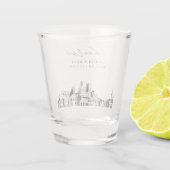 Verre A Shot Boston Wedding Favoriser les encouragements person (Dos)