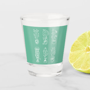 Verre A Shot Botanique fantaisiste