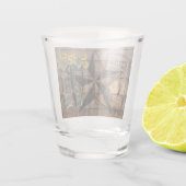 Verre A Shot Bottes Russe Texas Star Western Pistol Cowboy (Dos)