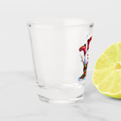 Verre A Shot Bottup mignon Snowman Boire du vin (Gauche)