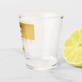 Verre A Shot Bouches métalliques Gold tendance 21e anniversaire (Droite)