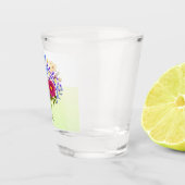 Verre A Shot Bouquet jaune (Droite)