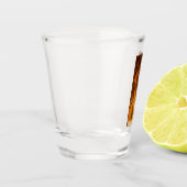 Verre A Shot Bourgogne et Gold Art Déco (Gauche)