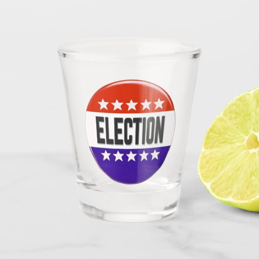 Verre A Shot Bouton Élection (Devant)