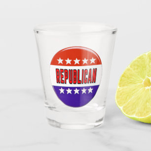 Verre A Shot Bouton républicain