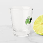 Verre A Shot Boutons de hamster vert (Gauche)