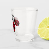 Verre A Shot Boutons mignons avec votre nom (Droite)