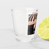 Verre A Shot Bow rose (Gauche)