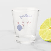 Verre A Shot Bowling Ball et Pins Personnalisé (Dos)