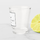 Verre A Shot Bowtie classique personnalisée Père de la mariée (Droite)