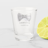 Verre A Shot Bowtie Wedding Party Groomsman Cadeau (Dos)