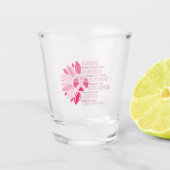 Verre A Shot Brave parce que j'ai fait face à l'obscurité (Devant)