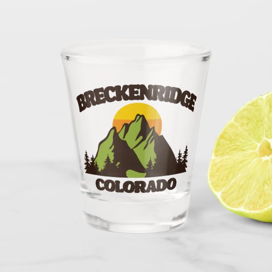 Verre A Shot Breckenridge, Colorado (Devant)