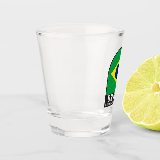 Verre A Shot Brésil Distresse Vintage (Gauche)
