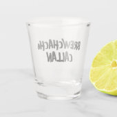 Verre A Shot Brewchacho drôle (Dos)