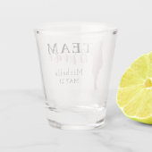 Verre A Shot BRIDE D'ÉQUIPE À Deux TONS (Dos)