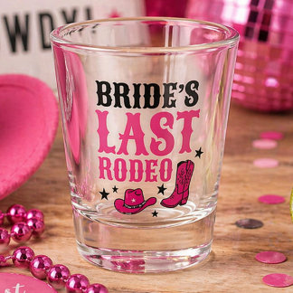 Verre A Shot Bride’s Last Rodeo Western Bachelorette Favor