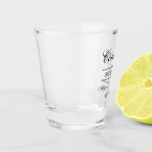 Verre A Shot Bridesmaid Personnalisé (Gauche)