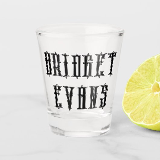 VERRE A SHOT BRIDGET EVANS (Devant)