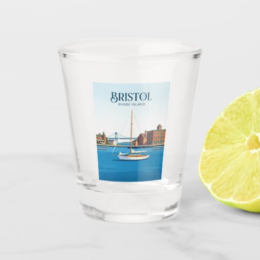 Verre A Shot Bristol USA (Devant)