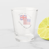 Verre A Shot British par Birth American par choix (Dos)